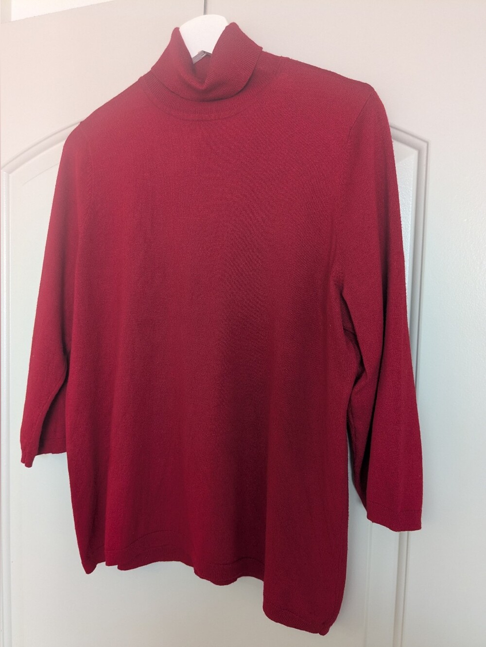 Chico’s size 2 (US Large / 12) cranberry-red turtleneck